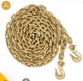 3/8" x 20' Grade 70 Transport Chain with Clevis Grab Hooks