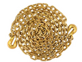 3/8" x20ft Transport Chain w/Clevis Hooks 6600lb WLL