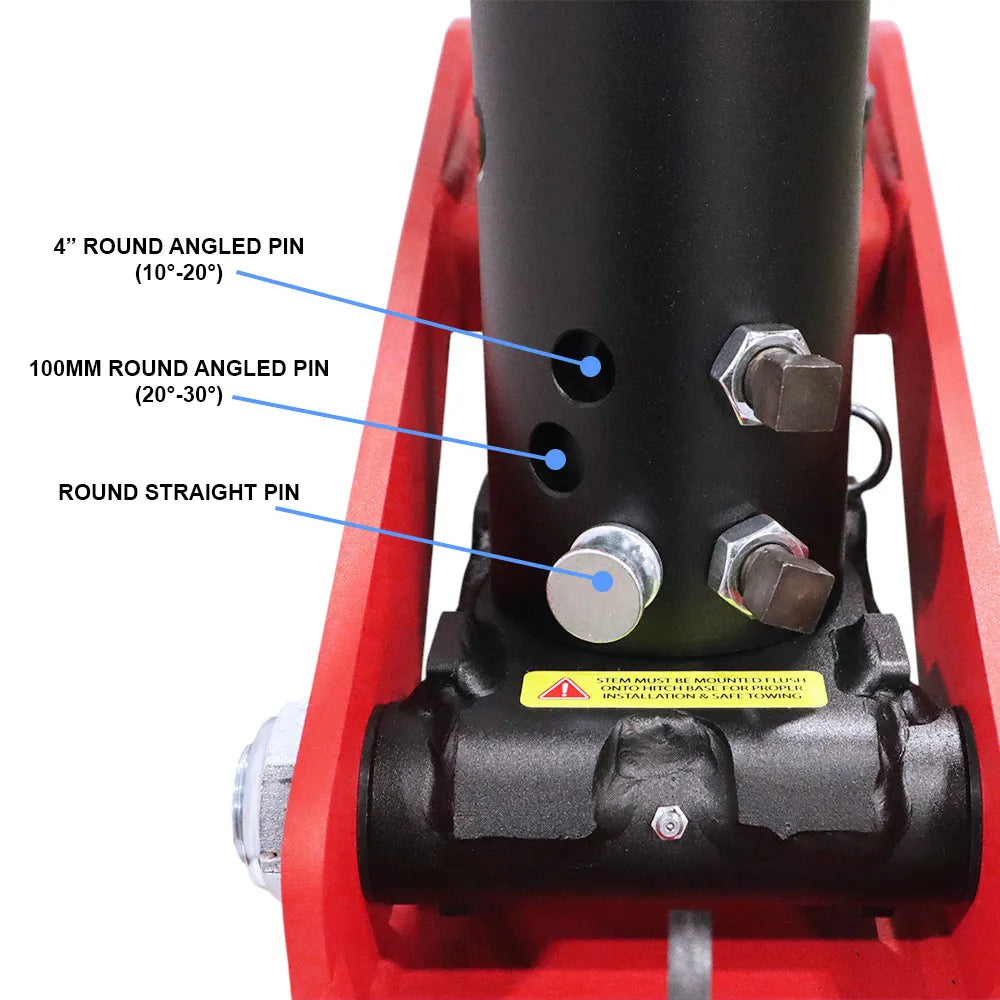 Shocker 30K Gooseneck Surge Air Hitch & Shift Lock Coupler for 2-5/16″ Ball